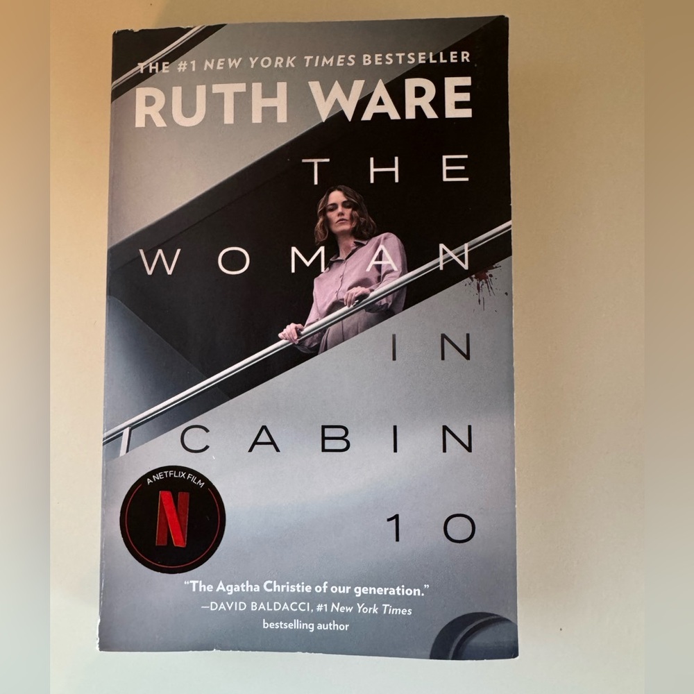 The Woman In Cabin 10 by Ruth Ware, paperback book